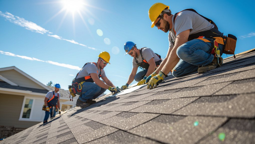 professional custom roof installation